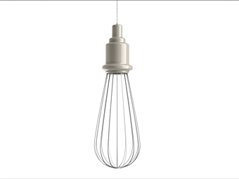 Lampe suspendue en céramique Edison petite D MARIONI 02190MD