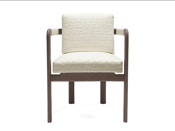 Fauteuil en tissu rembourré avec accoudoirs Montgomery GIORGETTI 71000 usine GIORGETTI de l'Italie. Foto №1