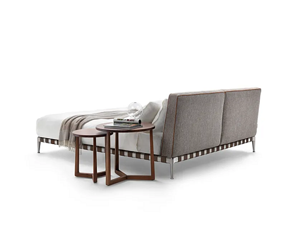 Lit double en tissu avec dos rembourré FLEXFORM GREGORY usine FLEXFORM de l'Italie. Foto №6