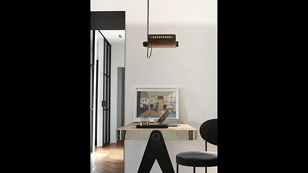 Lampe de plafond réglable en aluminium Colombo 885 Oluce usine Oluce de l'Italie. Foto №4