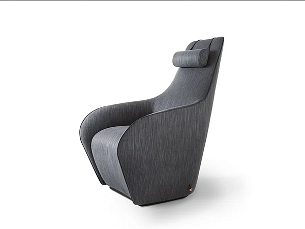 Fauteuil en tissu avec housse amovible Tie XL GIORGETTI 74400, 74405 usine GIORGETTI de l'Italie. Foto №6