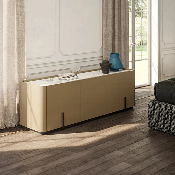 Buffet en MDF avec portes Caillou Liu Jo Living Collection CMB usine Liu Jo Living Collection de l'Italie. Foto №5