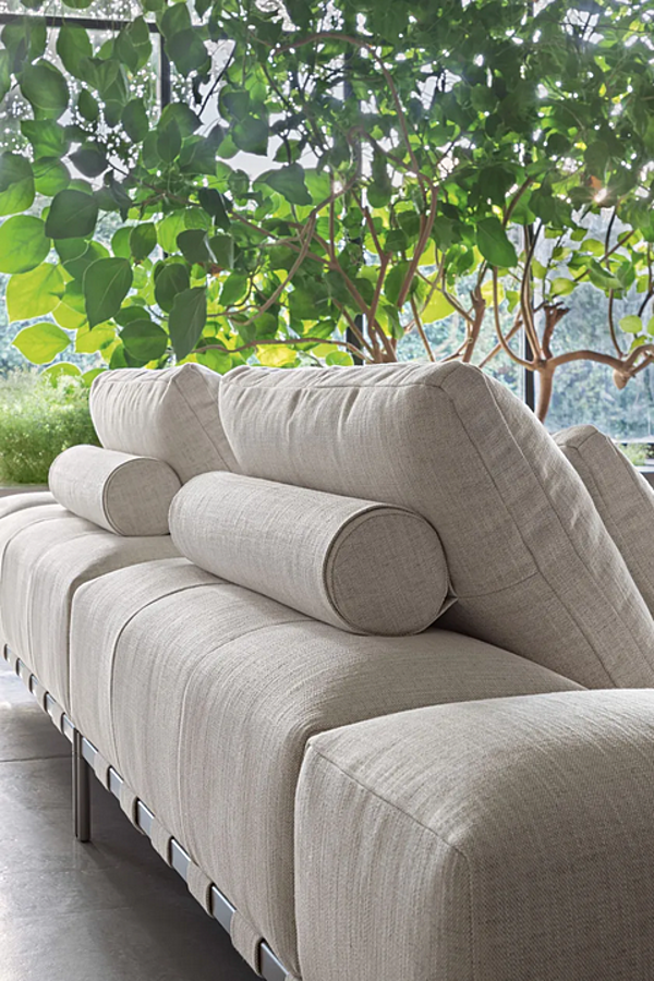 Canapé d'angle en tissu Pixel Light intérieur Saba usine SABA de l'Italie. Foto №11