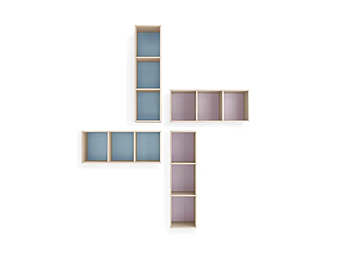 Meuble mural en bois Tynn Nidi