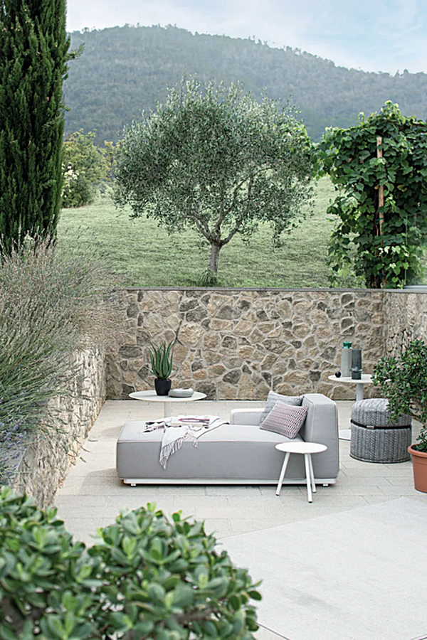 Lit de jardin en tissu avec dossier rembourré Atmosphera Laguna 23 LA.MD23 usine ATMOSPHERA de l'Italie. Foto №6