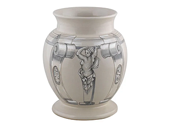 Vase en céramique fait main Michel-Ange L_Antica Deruta MC/W/572/31 usine L'Antica Deruta de l'Italie