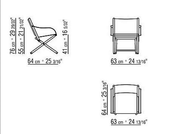 Fauteuil de jardin en iroko Lauren FLEXFORM 02C3C1 usine FLEXFORM de l'Italie. Foto №5