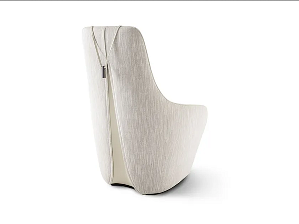 Fauteuil en tissu avec housse amovible Tie XL GIORGETTI 74400, 74405 usine GIORGETTI de l'Italie. Foto №4