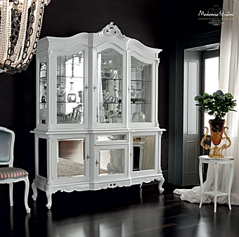 Vitrine en bois massif Modenese Luxury Interiors 12102 usine MODENESE GASTONE de l'Italie