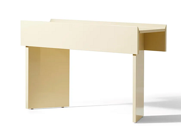 Table console rectangulaire en bois avec tiroirs CASSINA Hayama usine CASSINA de l'Italie. Foto №1