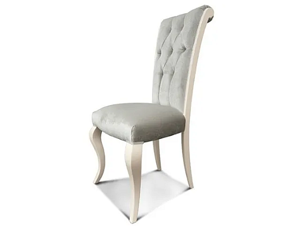Chaise en tissu rembourré Montecarlo MARZORATI usine MARZORATI de l'Italie. Foto №1