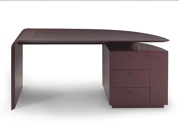 Bureau en bois rectangulaire avec tiroirs Siena i 4 Mariani usine i 4 Mariani de l'Italie. Foto №1