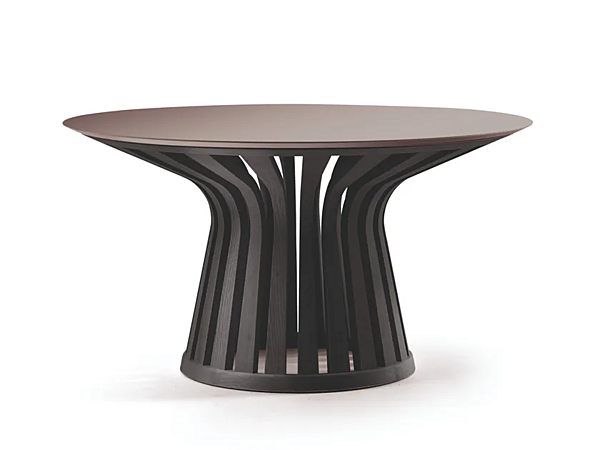 Table ronde en bois de salon Lebeau CASSINA usine CASSINA de l'Italie. Foto №4