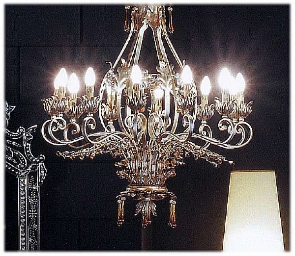 Lustre JUMBO CHA-1333/12 usine JUMBO de l'Italie. Foto №1