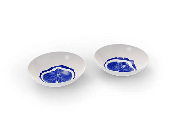 Assiette à soupe en porcelaine set de 2 CASSINA Tronc GNR CP 22 usine CASSINA de l'Italie. Foto №2