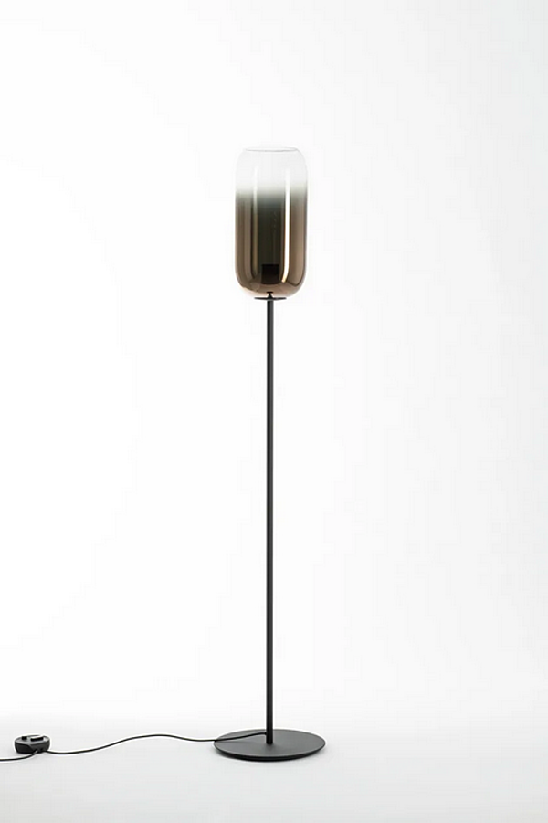 Lampe sur pied en verre soufflé LED Gople Artemide usine Artemide de l'Italie. Foto №6