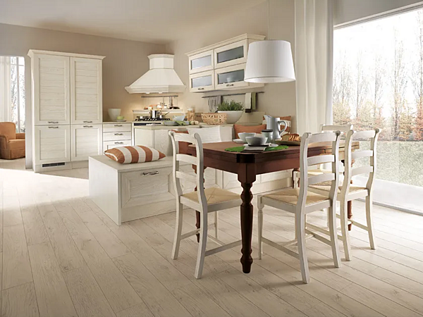 Cuisine en chêne avec poignées Claudia LUBE CUCINE usine LUBE CUCINE de l'Italie. Foto №2
