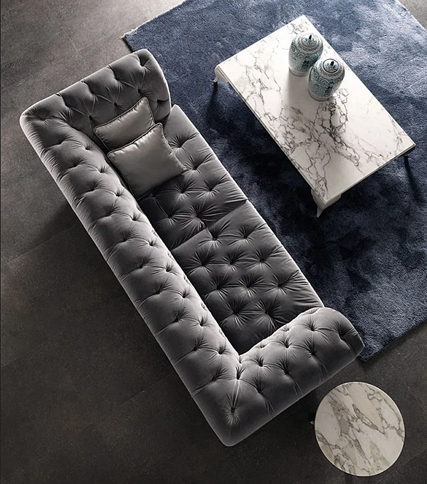 Table basse en marbre pour salon Alice CORTEZARI 254 usine CORTE ZARI de l'Italie. Foto №3