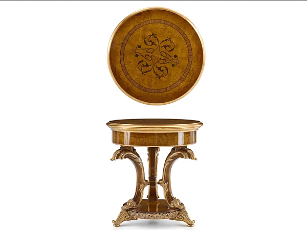 Table basse ronde en bois Dolcevita A.R. Arredamenti 216 usine A.R.ARREDAMENTI SRL de l'Italie. Foto №1