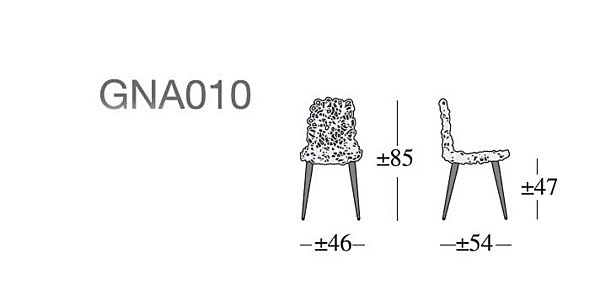Chaise en polycarbonate Gina Edra GNA010 usine EDRA de l'Italie. Foto №9