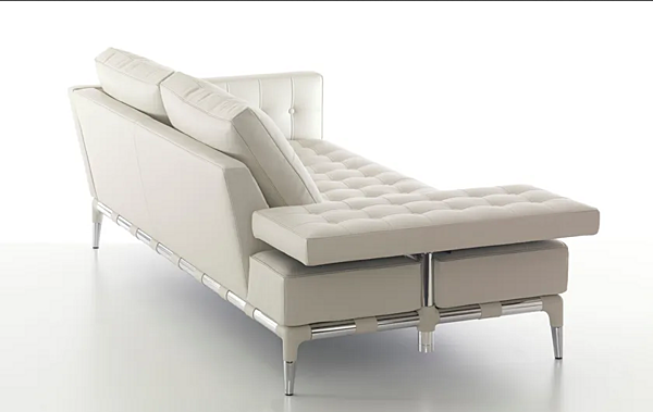 Canapé en cuir capitonné CASSINA Prive 241 usine CASSINA de l'Italie. Foto №5