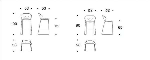 Tabouret en tissu avec repose-pieds Saba collection New York usine SABA de l'Italie. Foto №7