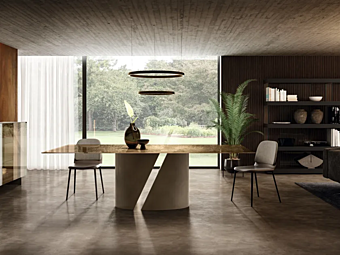 Table rectangulaire en verre Wadi 2515x LAGO 2515X