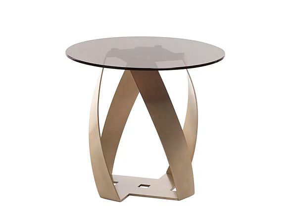 Table d'appoint ronde avec plateau en verre Bon Bon Potocco 770 TB 770/TB usine POTOCCO de l'Italie. Foto №1