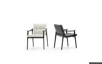 Chaise Minotti Fynn "Dining" Chaise Minotti Fynn "Dining" usine Minotti de l'Italie