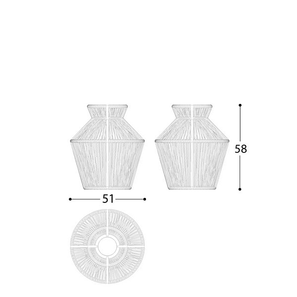 Lampadaire en fibre synthétique LED sans fil VARASCHIN Cricket 14890, 14891 usine VARASCHIN de l'Italie. Foto №7