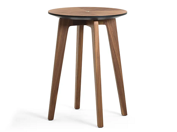 Table d'appoint ronde en noyer Black Tie collection Tommi TOM47TC, TOM47TF, TOM61TC, TOM61TF usine Black Tie de l'Italie. Foto №1