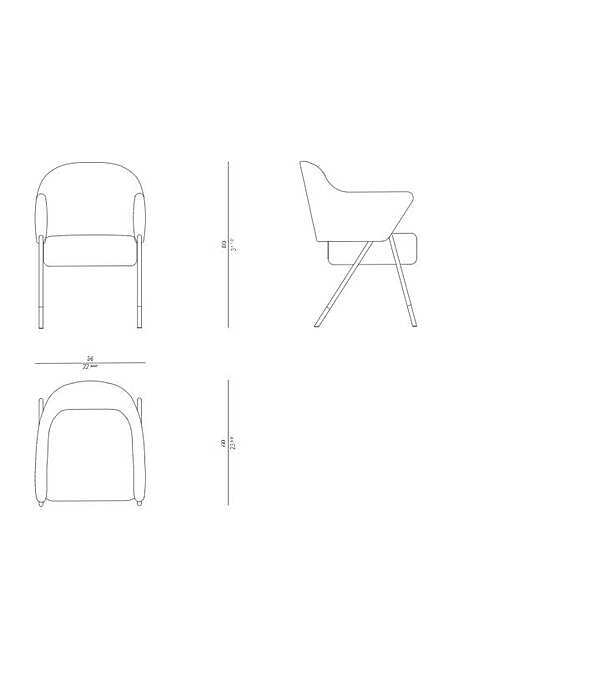 Fauteuil ROSSATO 09-PL03 usine ROSSATO de l'Italie. Foto №7