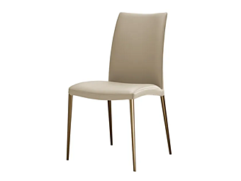 Fauteuil en cuir rembourré Eforma collection Asia usine Eforma de l'Italie