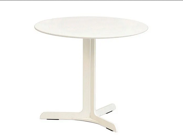 Table d'appoint ronde en HPL pour jardin Saba usine SABA de l'Italie. Foto №1