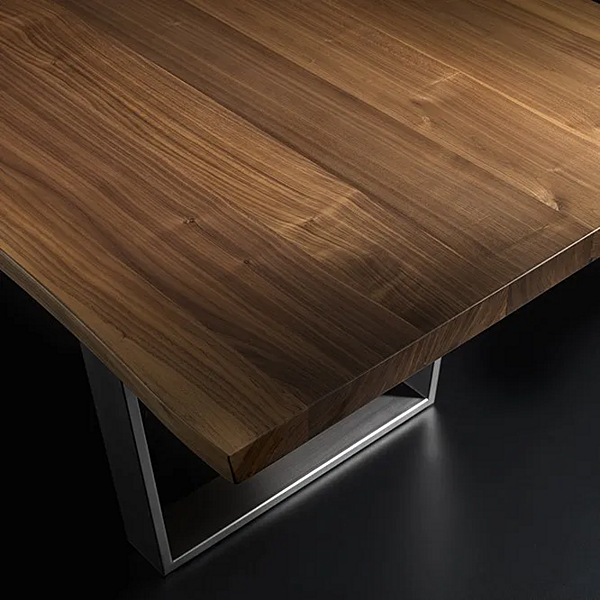 Table rectangulaire en bois massif Vero compact minimal ARTE BROTTO L640, MINIMAL usine Arte Brotto de l'Italie. Foto №6