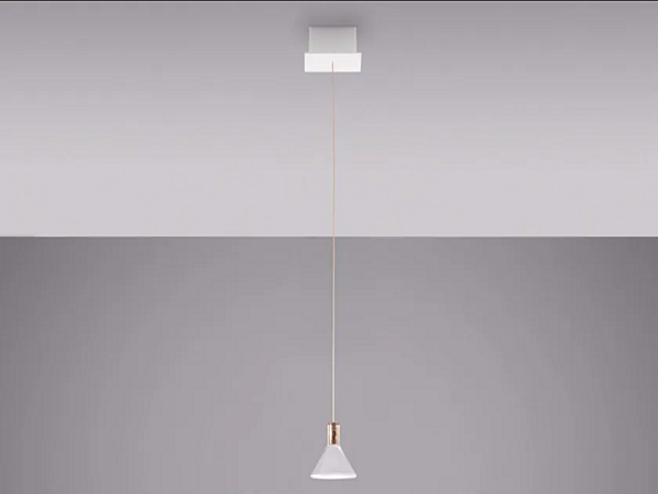 Suspension en verre borosilicate LED Multispot Polair Fabbian usine Fabbian de l'Italie. Foto №1