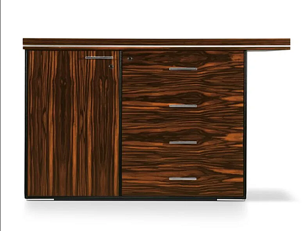 Bureau en bois rectangulaire avec tiroirs ARES i 4 Mariani usine i 4 Mariani de l'Italie. Foto №2