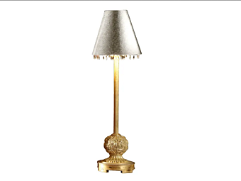 Lampadaire en simili cuir A.R. Arredamenti Royal L.75 + P.32