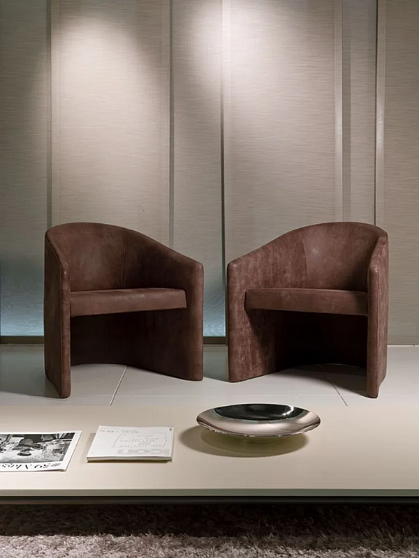 Fauteuil en tissu avec accoudoirs Manta I 4 Mariani usine i 4 Mariani de l'Italie. Foto №5