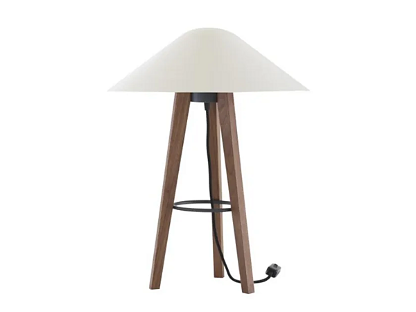 Lampe de table LED en acier et bois Melusine LIGNE ROSET 10073060-10073070 usine LIGNE ROSET de l'Italie. Foto №1