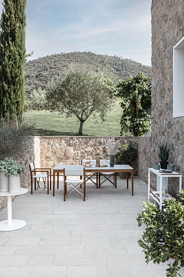 Table de jardin rectangulaire en grès porcelainé Dakota Atmosphera DK.T1 usine ATMOSPHERA de l'Italie. Foto №2