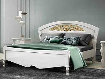 Lit double en bois avec tête de lit rembourrée CASA +39 SMERALDO C22025, C22026 Lit double en bois avec tête de lit rembourrée CASA +39 SMERALDO C22025, C22026 usine CASA +39 de l'Italie