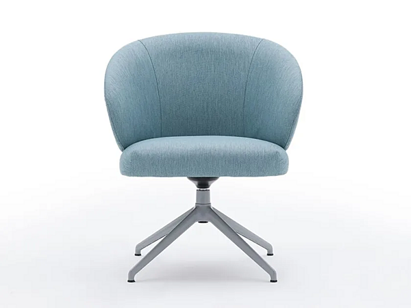 Chaise de bureau pivotante en tissu MONTBEL Lily 4532 4532 usine MONTBEL de l'Italie. Foto №1