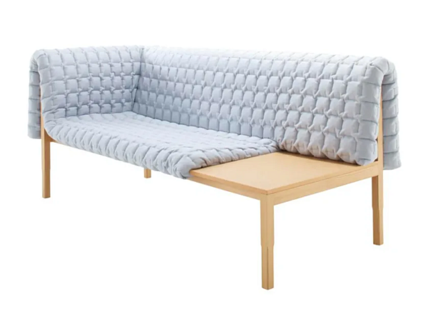 Banc en tissu rembourré avec dossier Ruche LIGNE ROSET 14130305-14130355 usine LIGNE ROSET de l'Italie. Foto №2