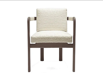 Fauteuil en tissu rembourré avec accoudoirs Montgomery GIORGETTI 71000