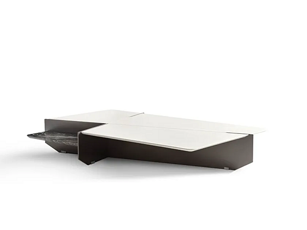 Table basse rectangulaire en cuir Ghiblim GIORGETTI usine GIORGETTI de l'Italie. Foto №1