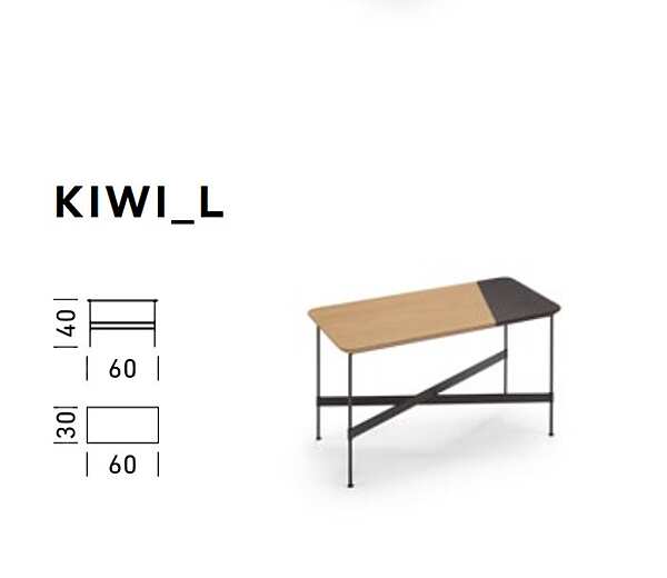 Table basse DIENNE Kiwi L usine DIENNE de l'Italie. Foto №2