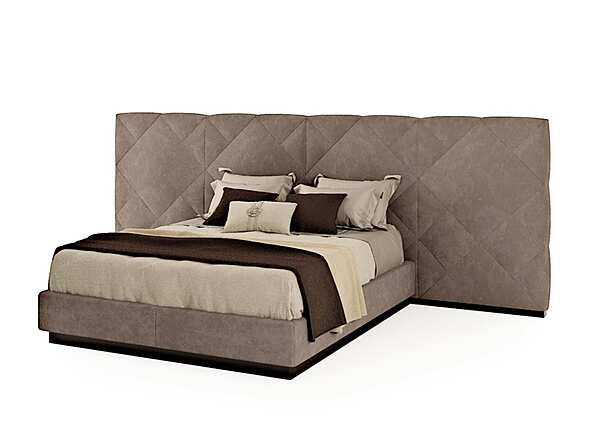 Lit double avec tête de lit rembourrée Bizzotto Italia Symphony usine Bizzotto Italia de l'Italie. Foto №2