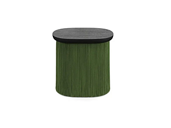 Table d'appoint en bois d'orme Liu Jo Living Collection Meduse usine Liu Jo Living Collection de l'Italie