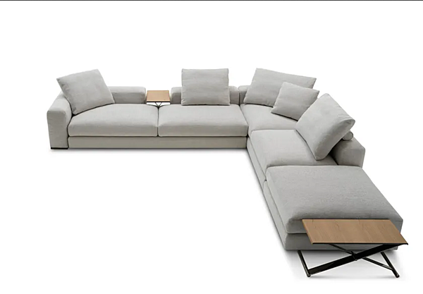 Canapé d'angle en tissu Ananta Saba usine SABA de l'Italie. Foto №6